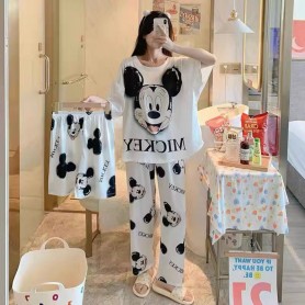 Cotton nylon Pajamas free size 40-70kg (3pcs) PA195